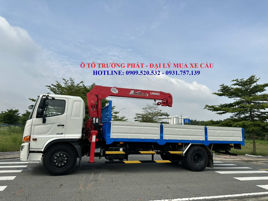 Xe Cẩu Hino 8 Tấn Mới 