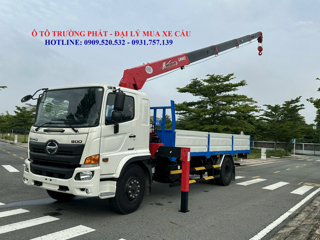 Xe Cẩu Hino 8 Tấn Mới 