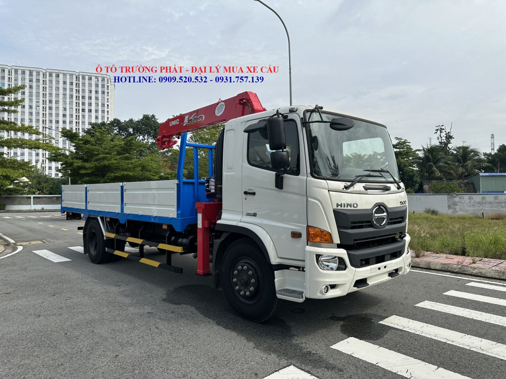 Xe Cẩu Hino 8 Tấn Mới 