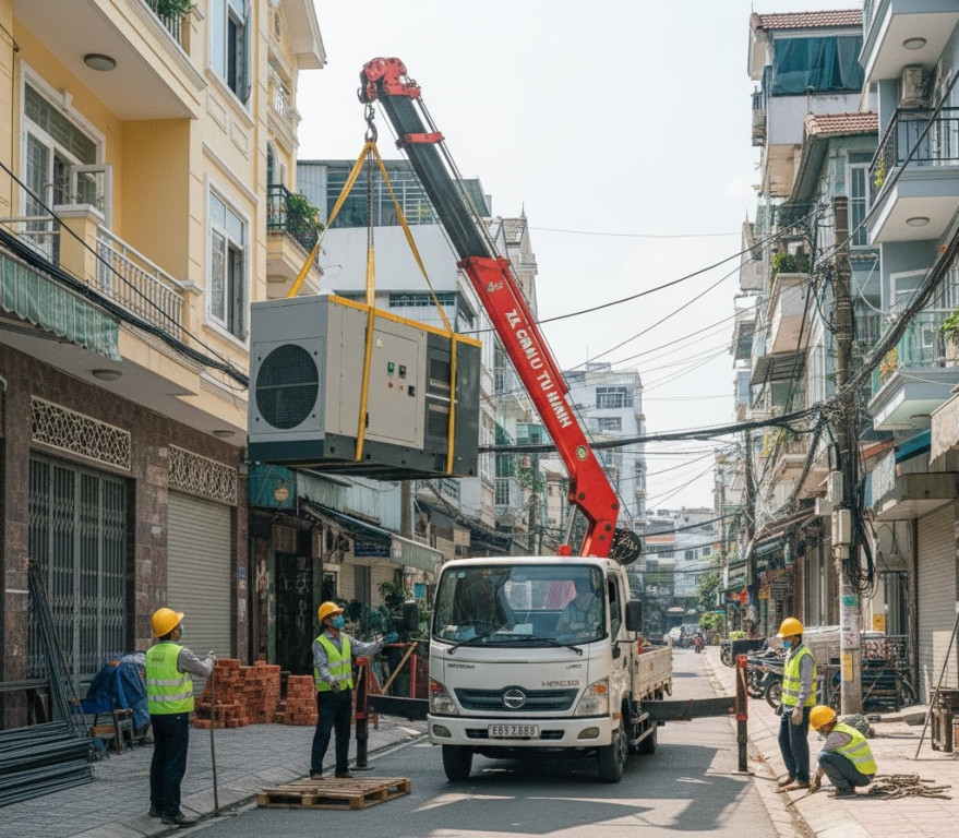 Cho Thuê Xe Cẩu Nhỏ