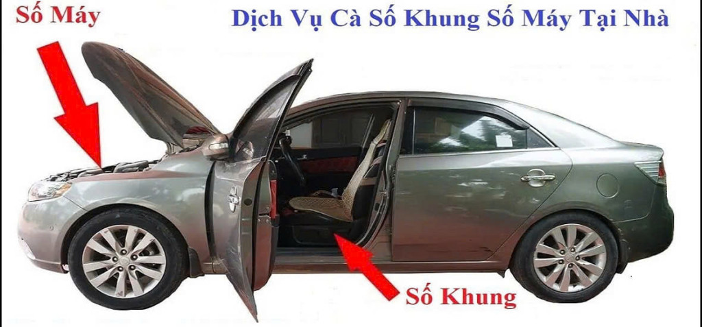 Cà số khung số máy