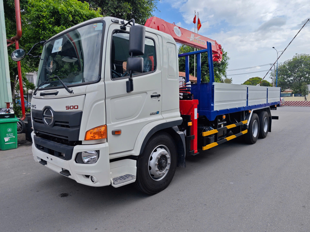 Xe Cẩu Hino FLJT 15 tấn 