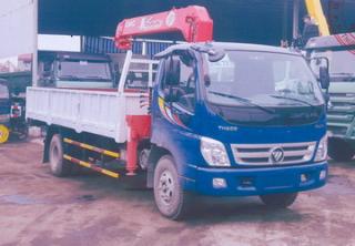 xe tải Thaco ollin 700B gắn cẩu Unic 3 tấn